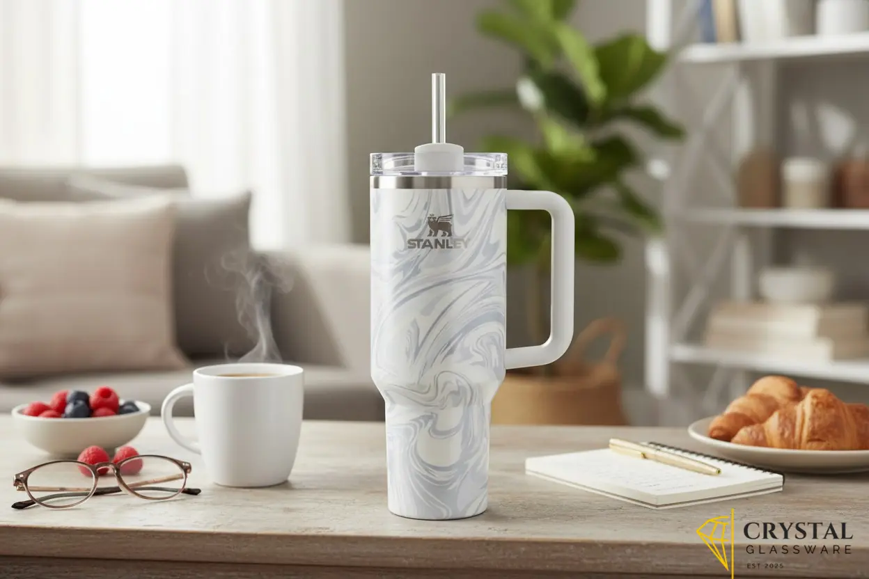 Stanley Quencher Tumbler 40oz - Marble Pattern | Drinkware